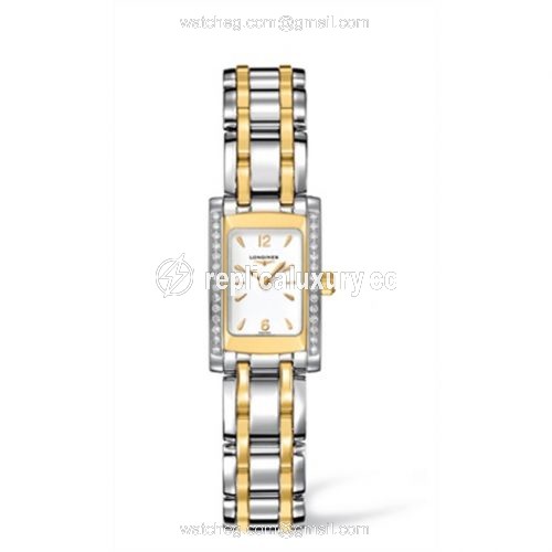 Longines DolceVita 16 Quartz Two Tone Diamond L5.158.5.29.7