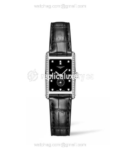 Longines DolceVita 20.5 Quartz Stainless Steel / Diamond / Black L5.255.0.57.0