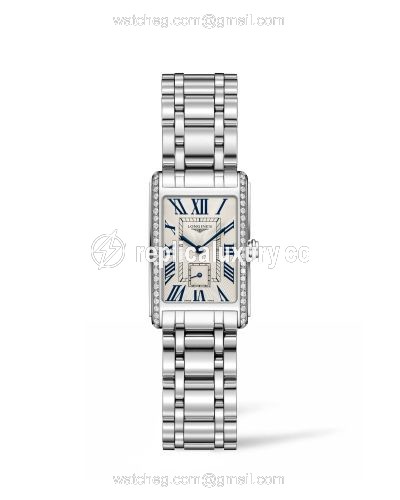 Longines DolceVita 20.5 Quartz Stainless Steel / Diamond / Silver / Bracelet L5.255.0.71.6