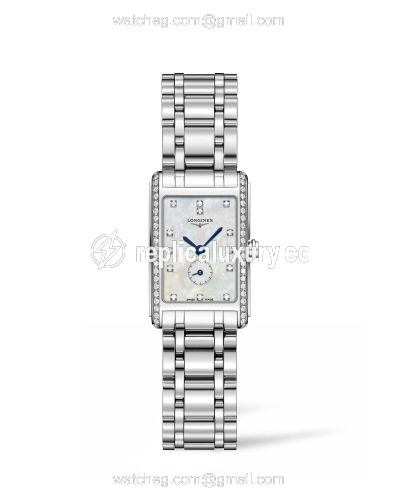 Longines DolceVita 20.5 Quartz Stainless Steel / Diamond / MOP / Bracelet L5.255.0.87.6