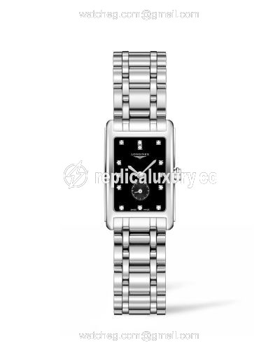 Longines DolceVita 20.5 Quartz Stainless Steel / Black / Bracelet L5.255.4.57.6