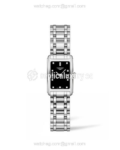 Longines DolceVita 17.4 Quartz Stainless Steel / Black / Bracelet L5.258.4.57.6