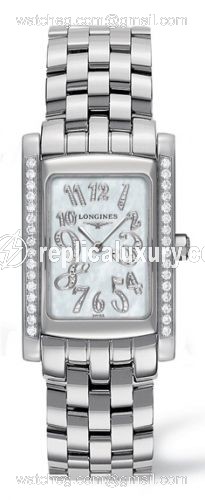 Longines DolceVita 22 Quartz Stainless Steel Diamond MOP L5.502.0.97.6