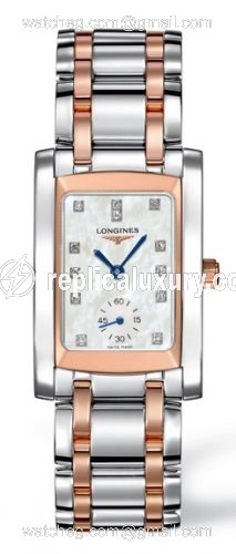 Longines DolceVita 22 Quartz Two Tone Pink L5.502.5.88.7