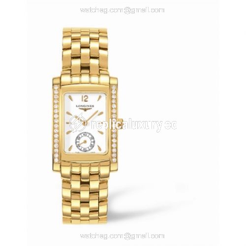 Longines DolceVita 22 Quartz Gold Diamond L5.502.7.16.6