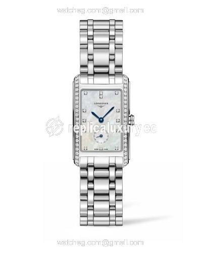 Longines DolceVita 23 Quartz Stainless Steel / Diamond / MOP / Bracelet L5.512.0.87.6