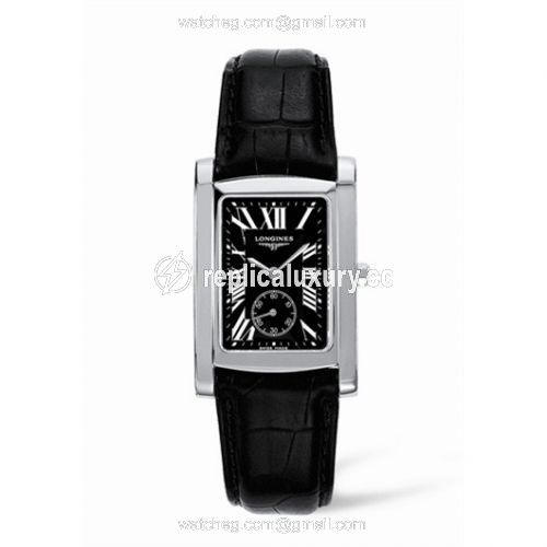 Longines DolceVita 26 Quartz Stainless Steel Black Roman L5.655.4.79.2