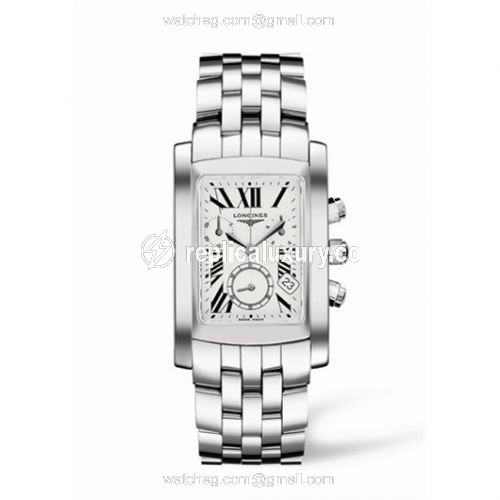 Longines DolceVita 28 Quartz Chronograph Stainless Steel Roman L5.656.4.71.6