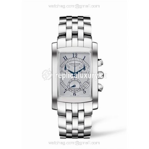 Longines DolceVita 28 Quartz Chronograph Stainless Steel Silver L5.656.4.73.6