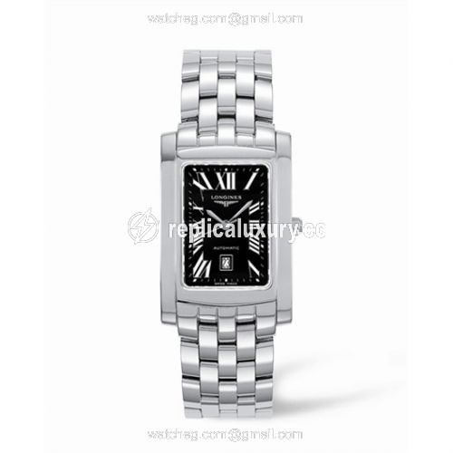 Longines DolceVita 26 Automatic Stainless Steel Black Roman L5.657.4.79.6
