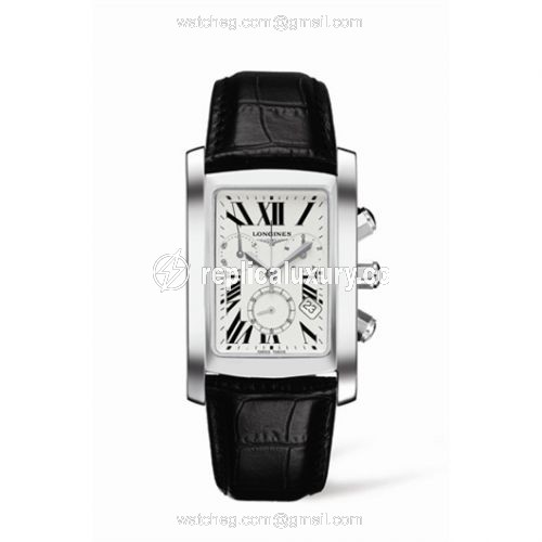 Longines DolceVita 30 Quartz Chronograph Stainless Steel Roman L5.680.4.71.3