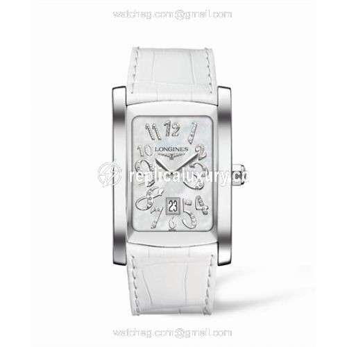 Longines DolceVita XL Stainless Steel MOP L5.686.4.87.2