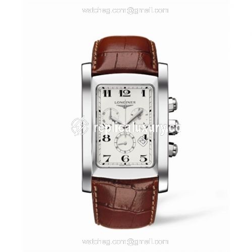 Longines DolceVita XL Chronograph Stainless Steel Arabic L5.687.4.73.4