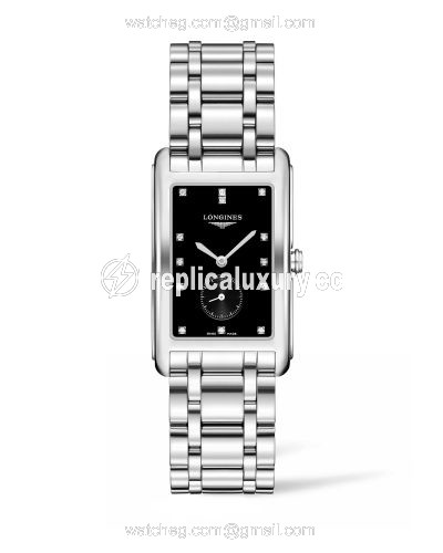Longines DolceVita 25.8 Quartz Stainless Steel / Black / Bracelet L5.755.4.57.6