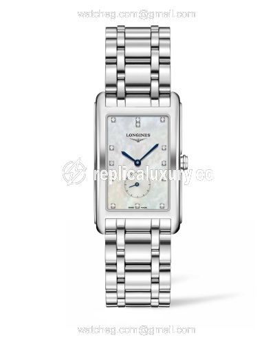 Longines DolceVita 25.8 Quartz Stainless Steel / MOP / Bracelet L5.755.4.87.6