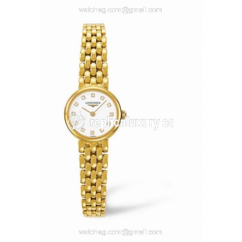 Longines Prestige Gold 19.5 Quartz L6.107.6.27.6