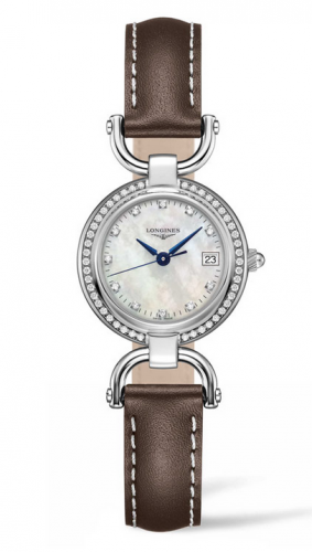 Longines Equestrian 26.5 Diamond / MOP L6.130.0.87.2