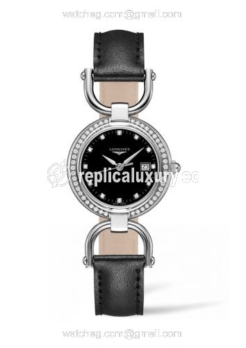 Longines Equestrian 30 Diamond / Black L6.131.0.57.0