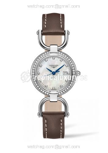 Longines Equestrian 30 Diamond / MOP L6.131.0.87.2