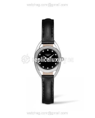 Longines Equestrian Horseshoe 23 Diamond / Black L6.135.0.57.0