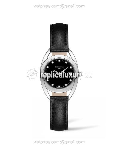 Longines Equestrian Horseshoe 26 Black L6.136.4.57.0