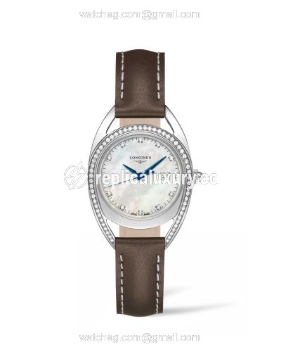 Longines Equestrian Horseshoe 30 Diamond / MOP L6.137.0.87.2
