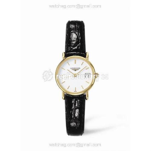 Longines Presence 23.5 Quartz Gold Stick L7.490.6.12.2