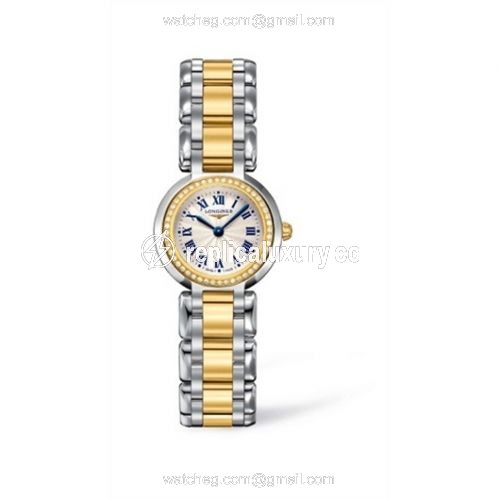 Longines PrimaLuna Quartz 23 Two Tone Diamond L8.109.5.95.6