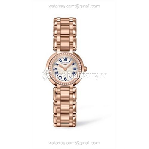 Longines PrimaLuna Quartz 23 Pink Gold Diamond L8.109.9.78.6