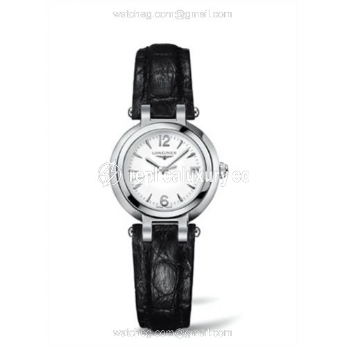 Longines PrimaLuna Quartz 26.5 Leather Arabic L8.110.4.16.2