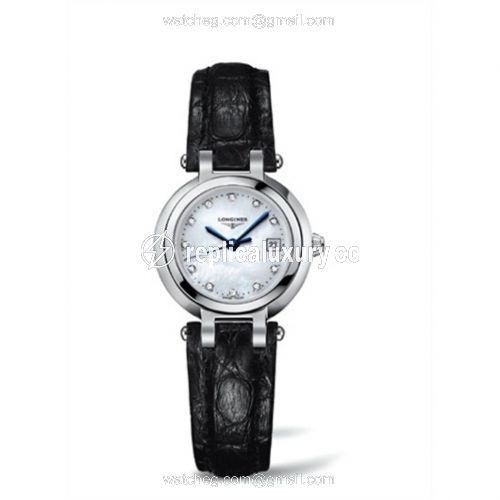 Longines PrimaLuna Quartz 26.5 Leather MOP L8.110.4.87.2
