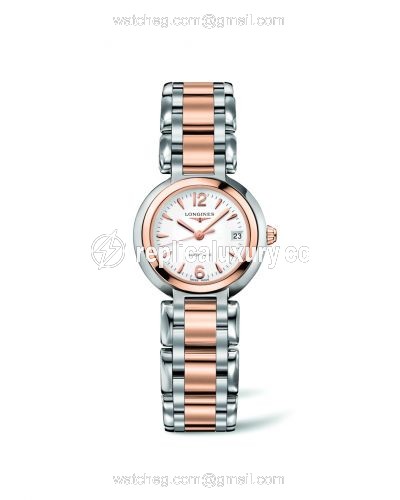 Longines PrimaLuna Automatic 26.5 Two Tone Pink Arabic L8.111.5.16.6