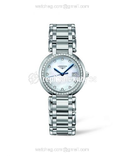 Longines PrimaLuna Quartz 30 Diamond MOP L8.112.0.87.6
