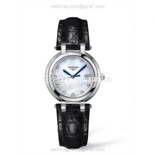 Longines PrimaLuna Quartz 30 MOP Leather L8.112.4.87.2