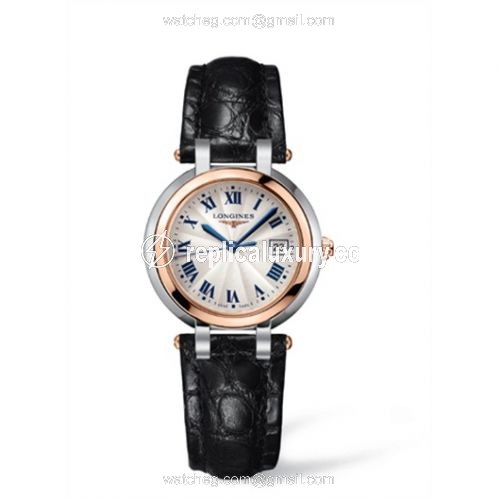 Longines PrimaLuna Quartz 30 Two Tone Pink L8.112.5.78.2