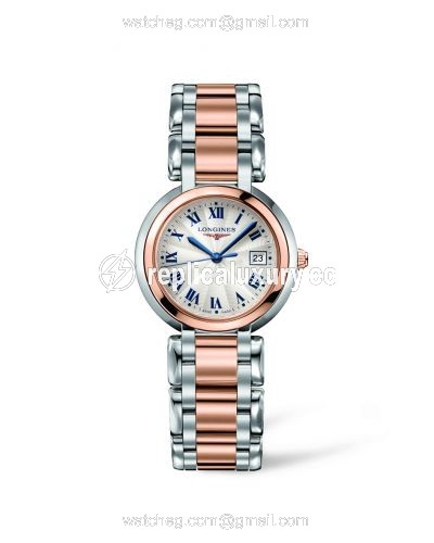 Longines PrimaLuna Quartz 30 Two Tone Pink L8.112.5.78.6