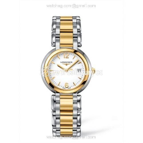 Longines PrimaLuna Quartz 30 Two Tone Arabic L8.112.5.90.6