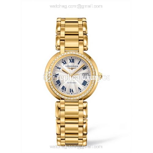 Longines PrimaLuna Automatic 30 Yellow Gold Diamond L8.113.7.78.6