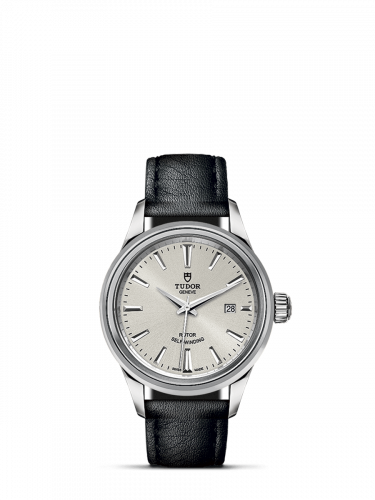 Tudor Style 28 Stainless Steel / Silver / Strap M12100-0005