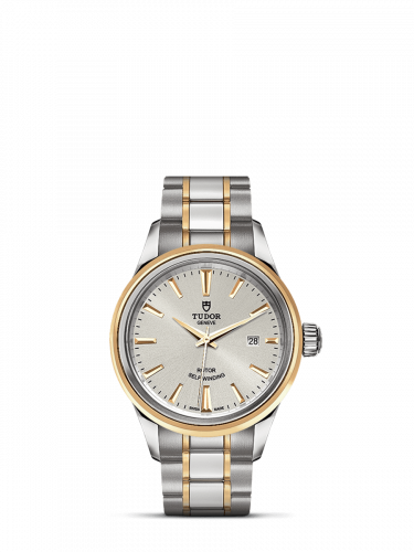 Tudor Style 28 Stainless Steel / Yellow Gold / Silver / Bracelet M12103-0002