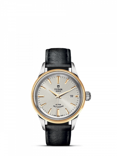 Tudor Style 28 Stainless Steel / Yellow Gold / Silver / Strap M12103-0008