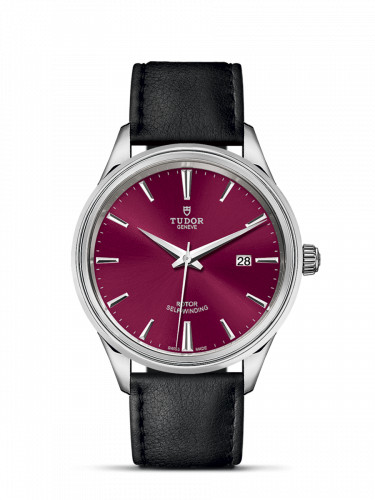 Tudor Style 41 Stainless Steel / Burgundy / Strap M12700-0012