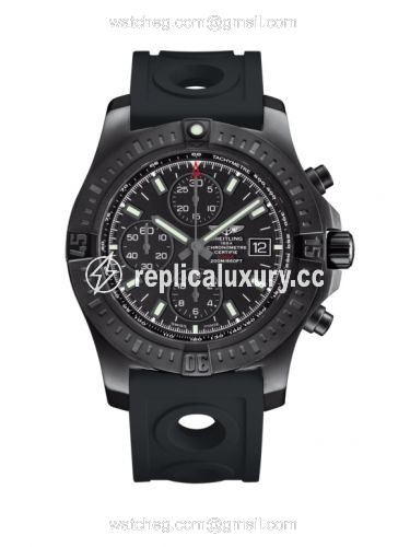 Breitling Colt Chronograph Automatic Blacksteel / Volcano Black / Rubber M1338810.BF01.227S