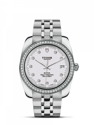 Tudor Classic 38 Stainless Steel / Diamond / White-Diamond / Bracelet M21020-0001
