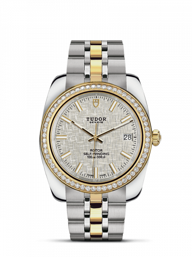 Tudor Classic 38 Stainless Steel / Yellow Gold / Diamond / Silver / Bracelet M21023-0003