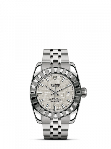 Tudor Classic 28 Stainless Steel / Fluted / Silver / Bracelet M22010-0010