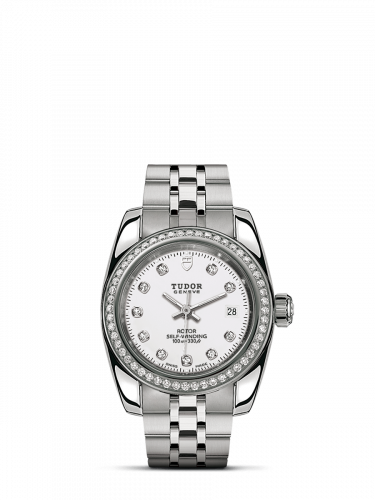 Tudor Classic 28 Stainless Steel / Diamond / White-Diamond / Bracelet M22020-0001