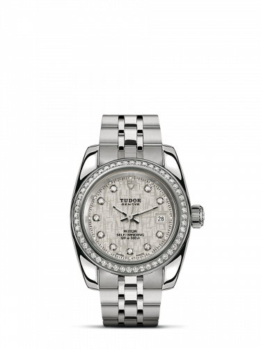 Tudor Classic 28 Stainless Steel / Diamond / Silver-Diamond / Bracelet M22020-0003