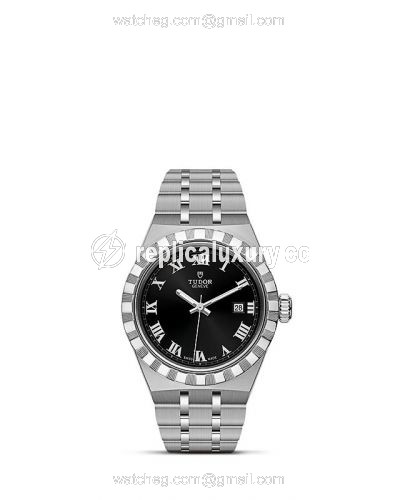 Tudor Royal Date 28 Stainless Steel / Black - Roman M28300-0003