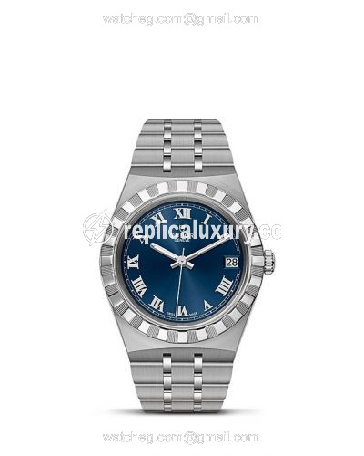 Tudor Royal Date 34 Stainless Steel / Blue - Roman M28400-0006